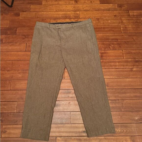 Paulo Solari Dress Pants Size 42x30  Light Brown - Picture 2 of 5